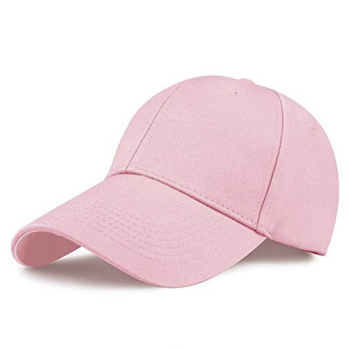 plain pink cap