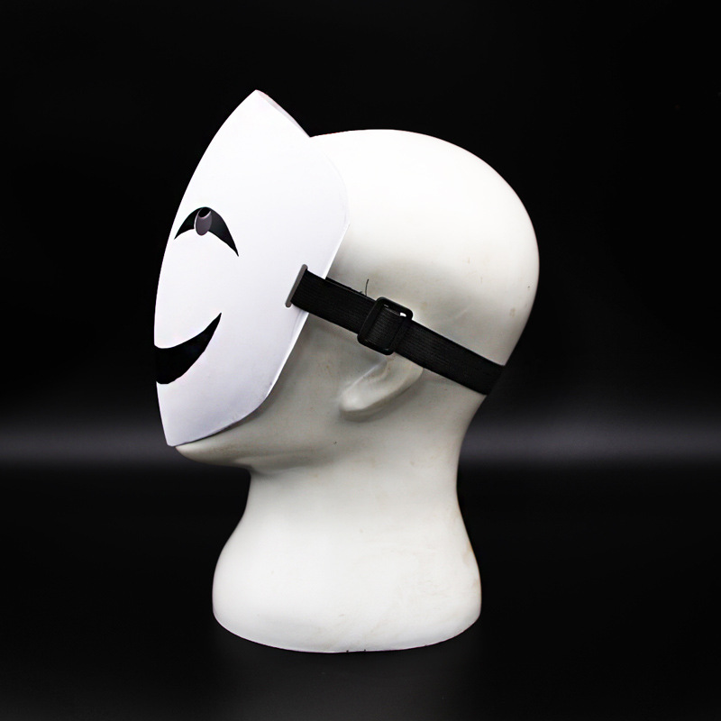 Anime Tenku Shinpan High Rise Invasion Mask PVC Terror Masks Unisex Halloween Cosplay Prop Accessory Gifts. 