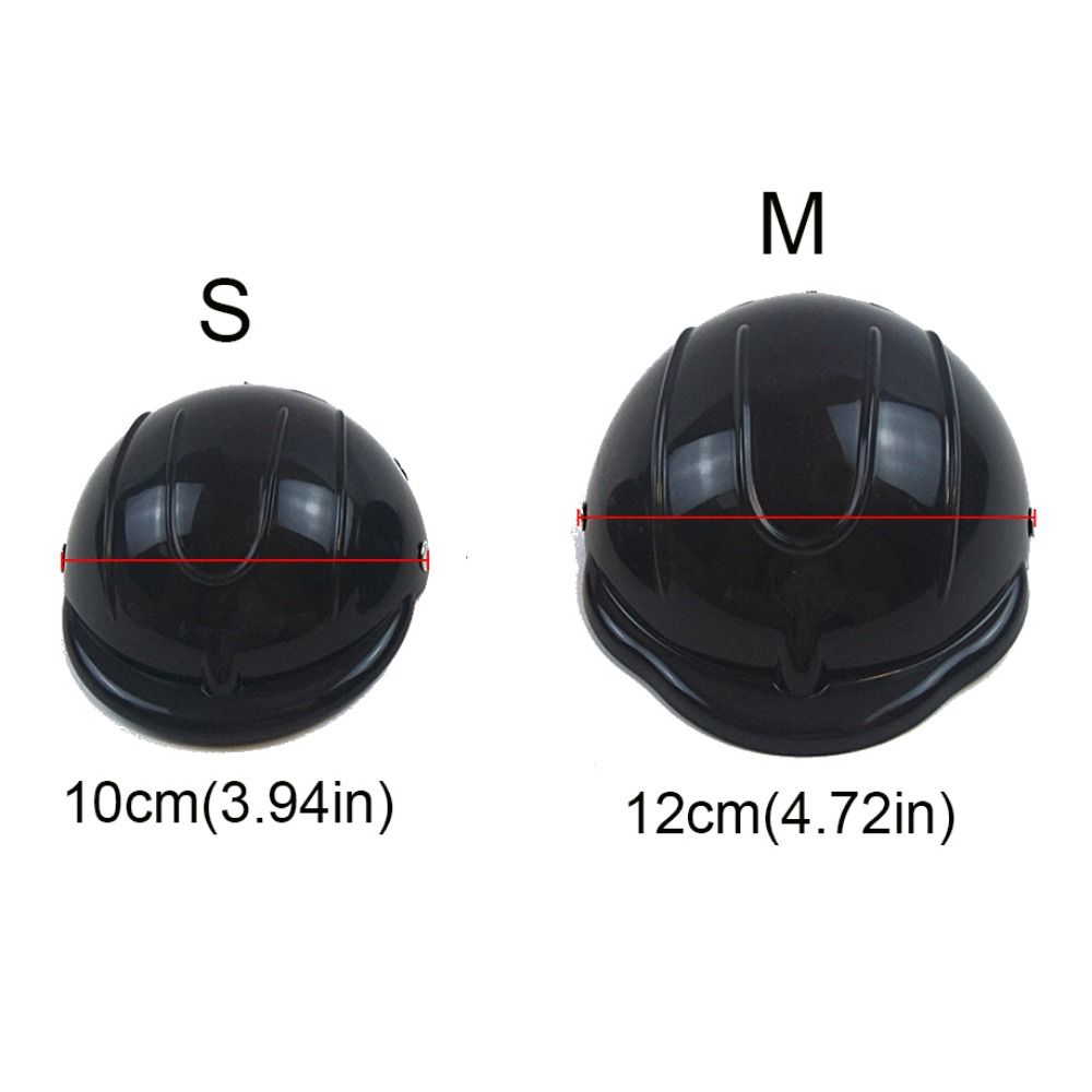Fashion Adjustable Dog Helmet Windproof Breathable Pet Motorcycle Helmet Cap Wear Resistant Plastic Dog Cycling Helmets Outdoor. 