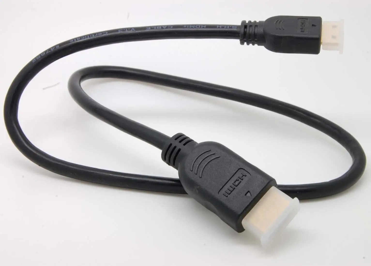 0.5m 1.5 Ft Short Mini HDMI Type C to HDMIType A Cable adapter For HDTV Camera new
