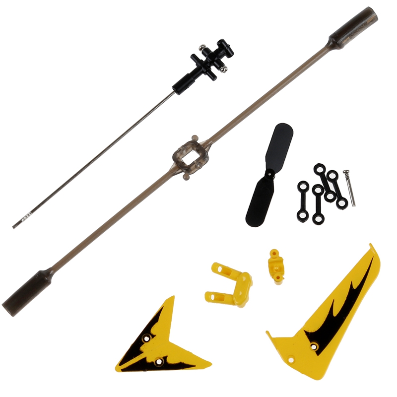 【Lejia】Syma 2Set Parts for Syma S107 RC Helicopter, Blades, Main Shaft,Tail Decorations, Tail Balance Bar, Set. 