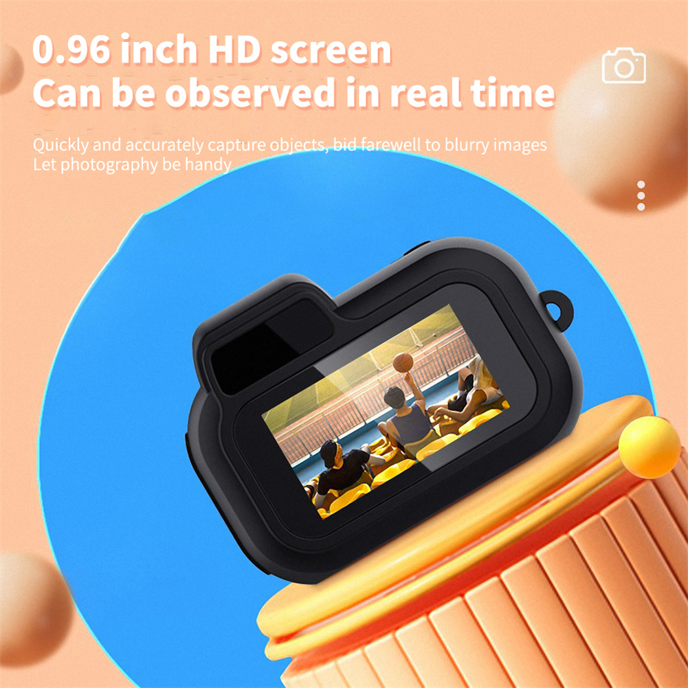 Baoer Y3000 Mini Digital Camera Loop Recording Portable HD Camera With 0.96 Inch Screen 8 Filter Effects For Kids Beginner. 