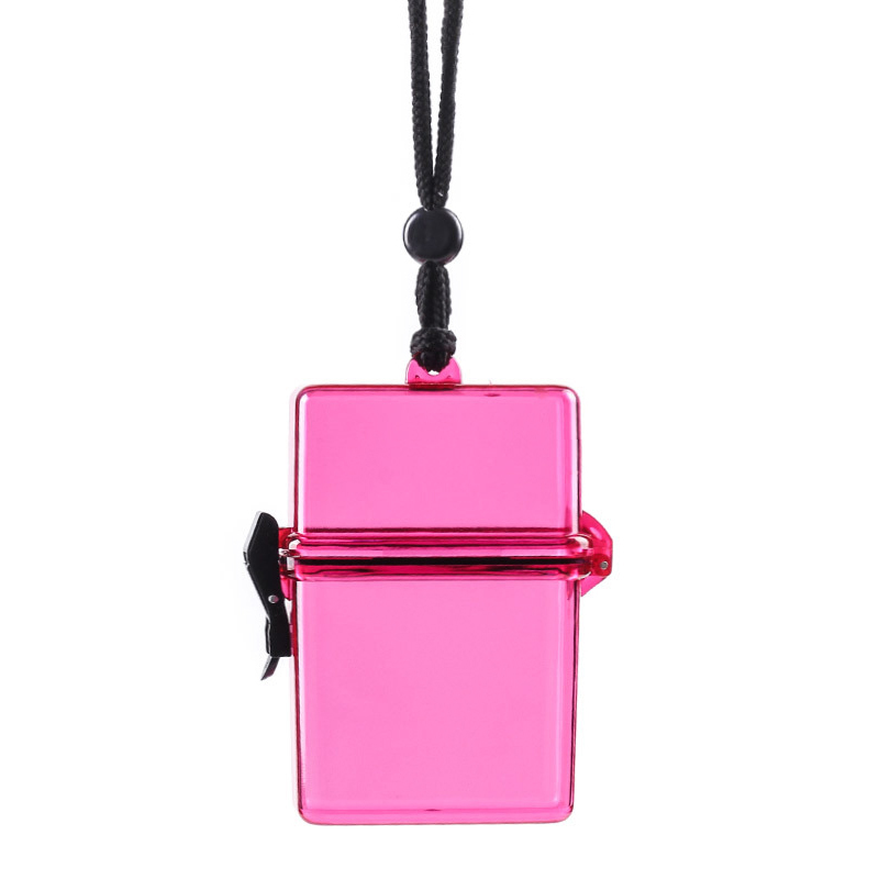 Ins Plastic Transparent Cigarette Case Box With Metal Chain Hip Hop Hard Shell. 