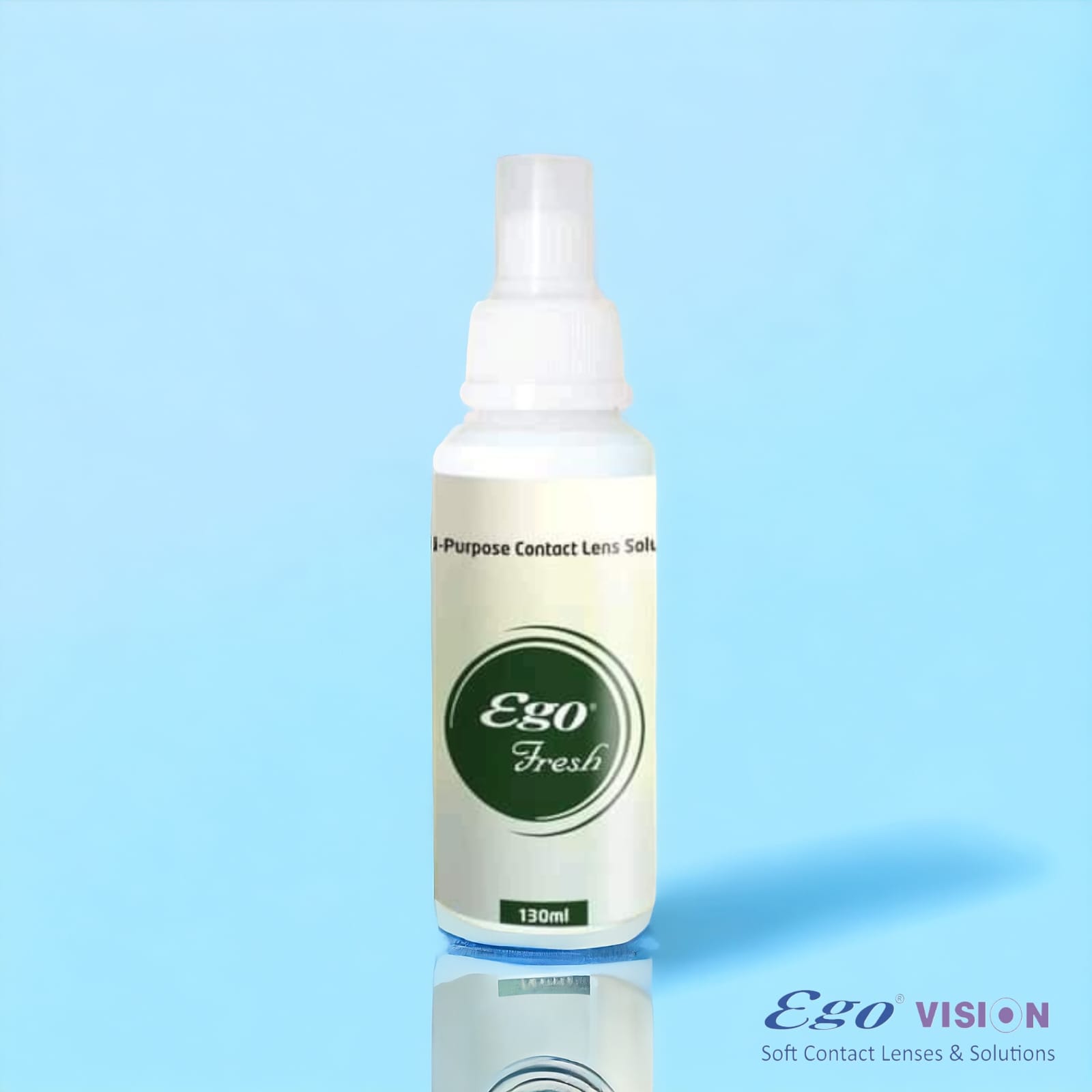 Ego Fresh Contact Lens Solution 130ml, Ego vision Contact Lens Care Multi-purpose Solution 130ml, Lens water, lens solution, ego solution