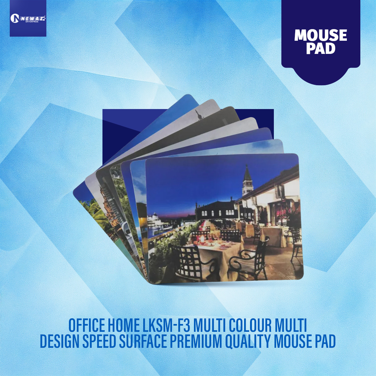 OFFICE HOME LKSM-F3 Multi Colour Multi Design Speed Surface Premium Quality Mouse Pad For Office Home Random Process.