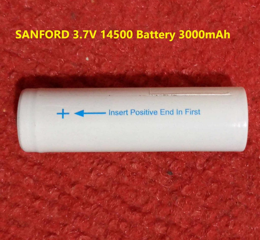 SANF3000 3.7V 14500 Battery AA Battery 3.7V Rechargeable Battery For Remote Trimmer Battery 3000mAh Battery 3.7V Battery Lithium Battery. 
