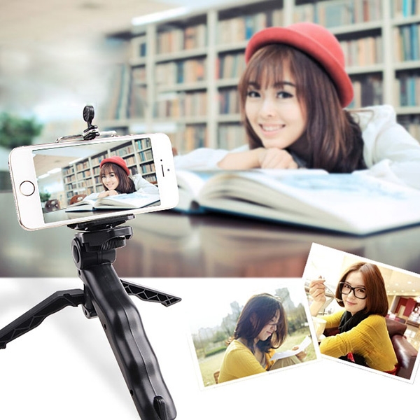 Portable Hand Grip / Mini Tripod Stand Steadicam Curve with Straight Clip for GoPro HERO 4 / 3 / 3+ / SJ4000 / SJ5000 / SJ6000 Sports DV / Digital Camera / iPhone , Galaxy and other Phone. 