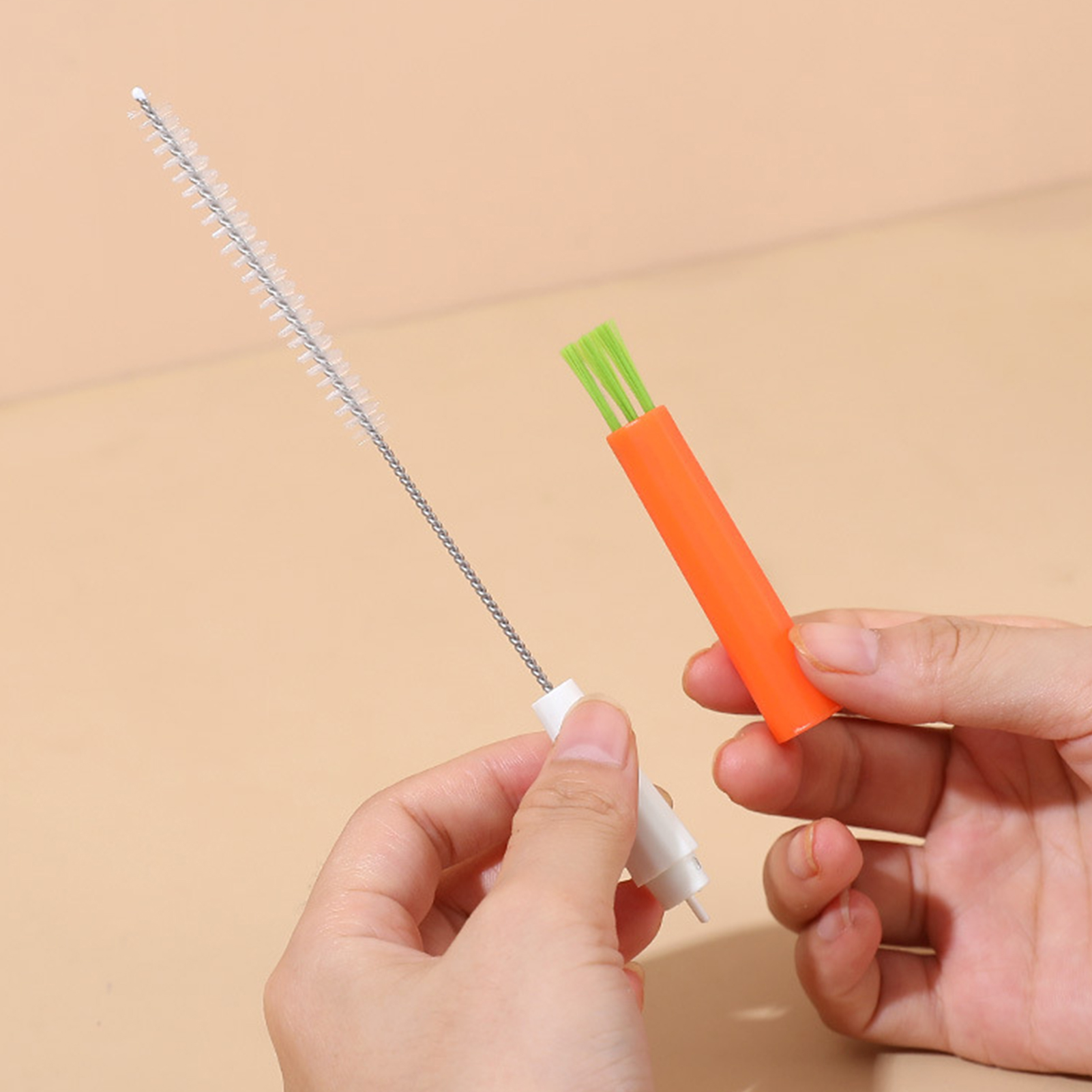 Drink Straw Cleaner Multi-purpose 360 Degrees Rotation Straw Cleaning Brush. 