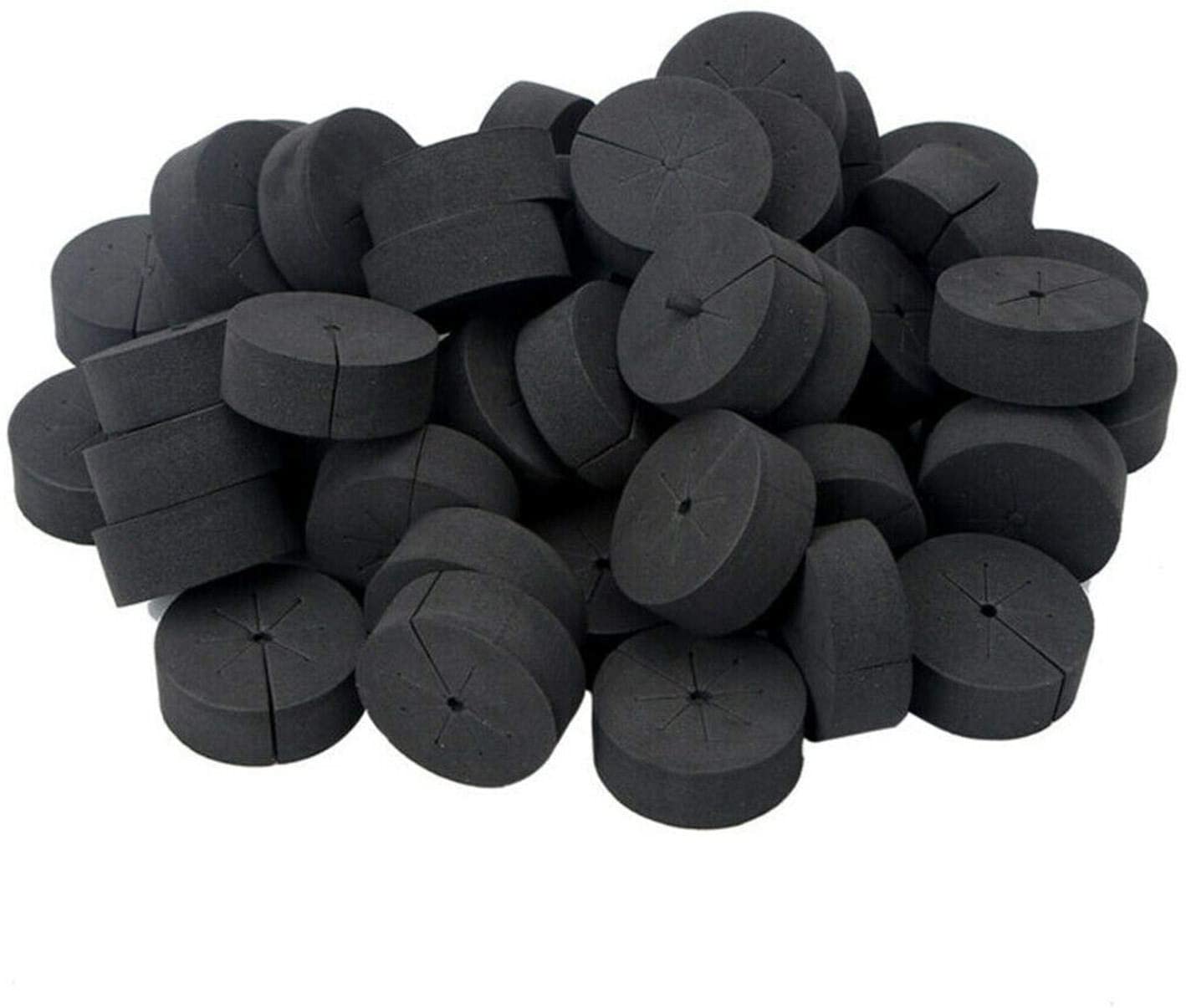 collars, vegetable grade foam inserts, hydroponic system, balcony germinate in DIY cloning machine and cloning machine (black). 