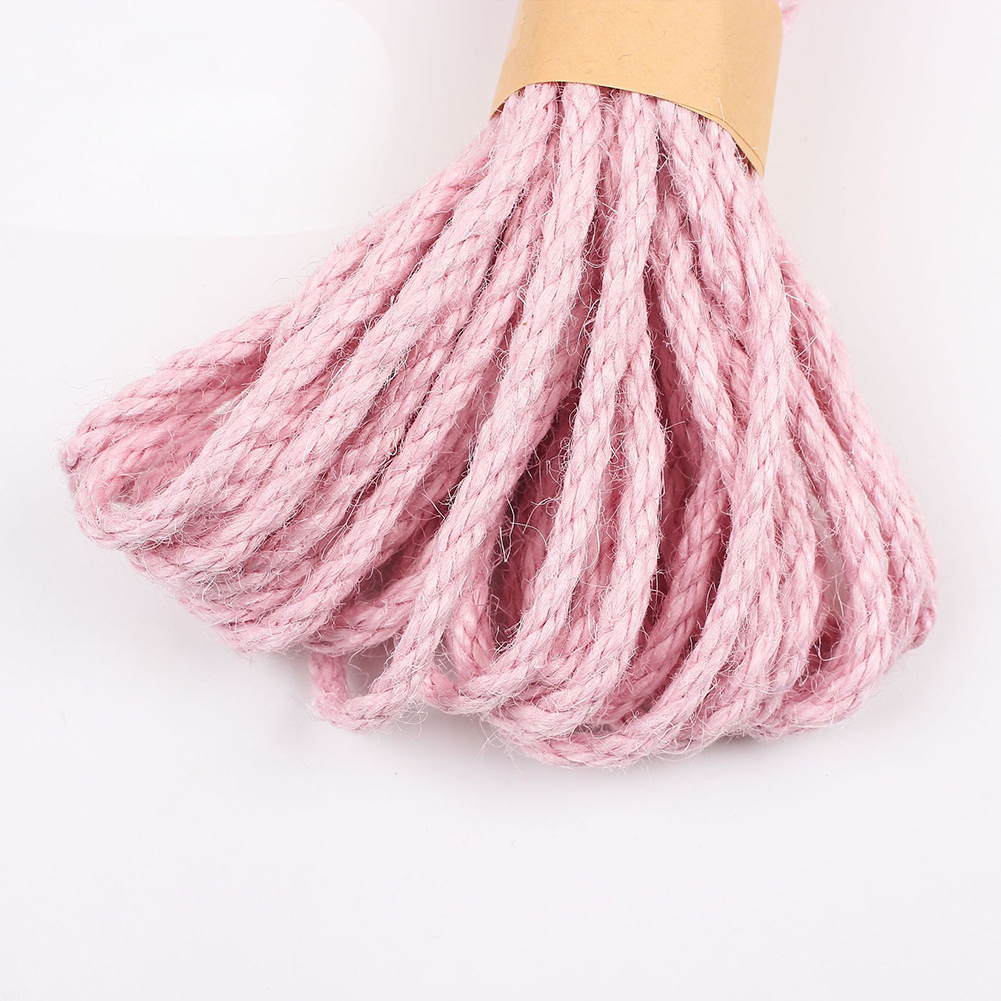Qiunery Jute Twine For Cat Tree Tower 5mm Cat Scratcher Replacement Rope For Cat Scratching Post Crafts Gardening Hammock Home Decor(33FT). 