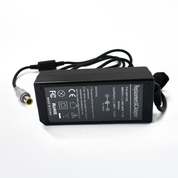 20V 3.25A 65W Notebook Power Adapter Universal Laptop Charger For Lenovo IBM ThinkPad T60 T60p T60t T61 T61p T61w Z60 Z60m. 