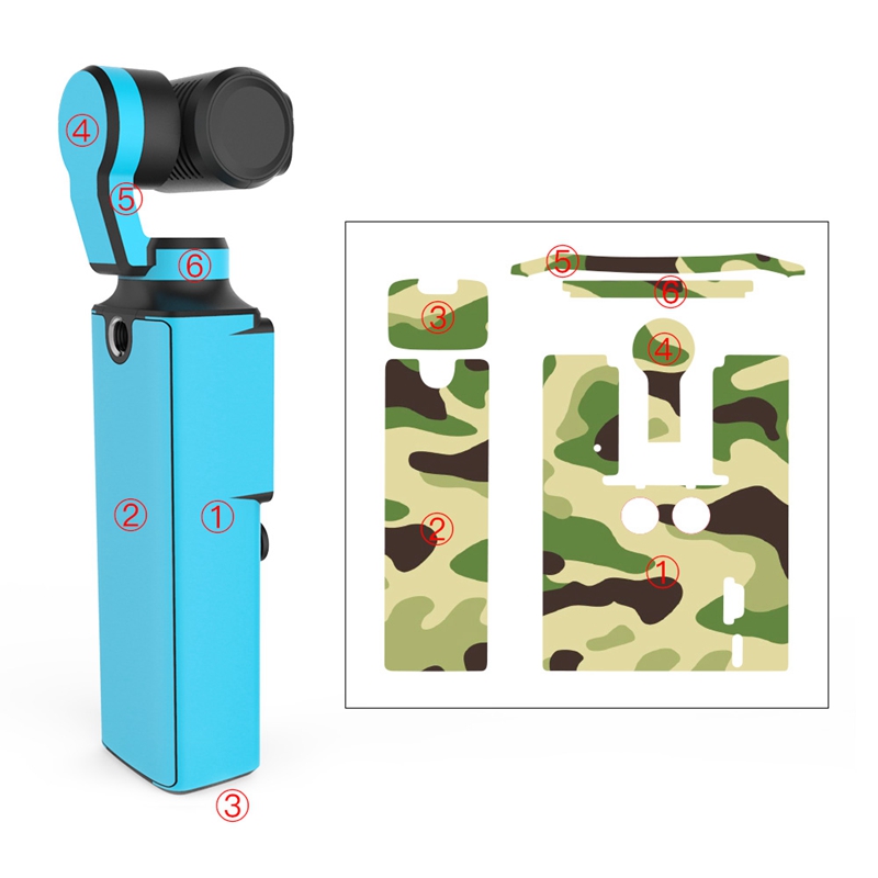 【Toy life hall】PVC Stickers Sticker Protector Fimi Palm Handheld Gimbal Camera A1 Tik Tok. 