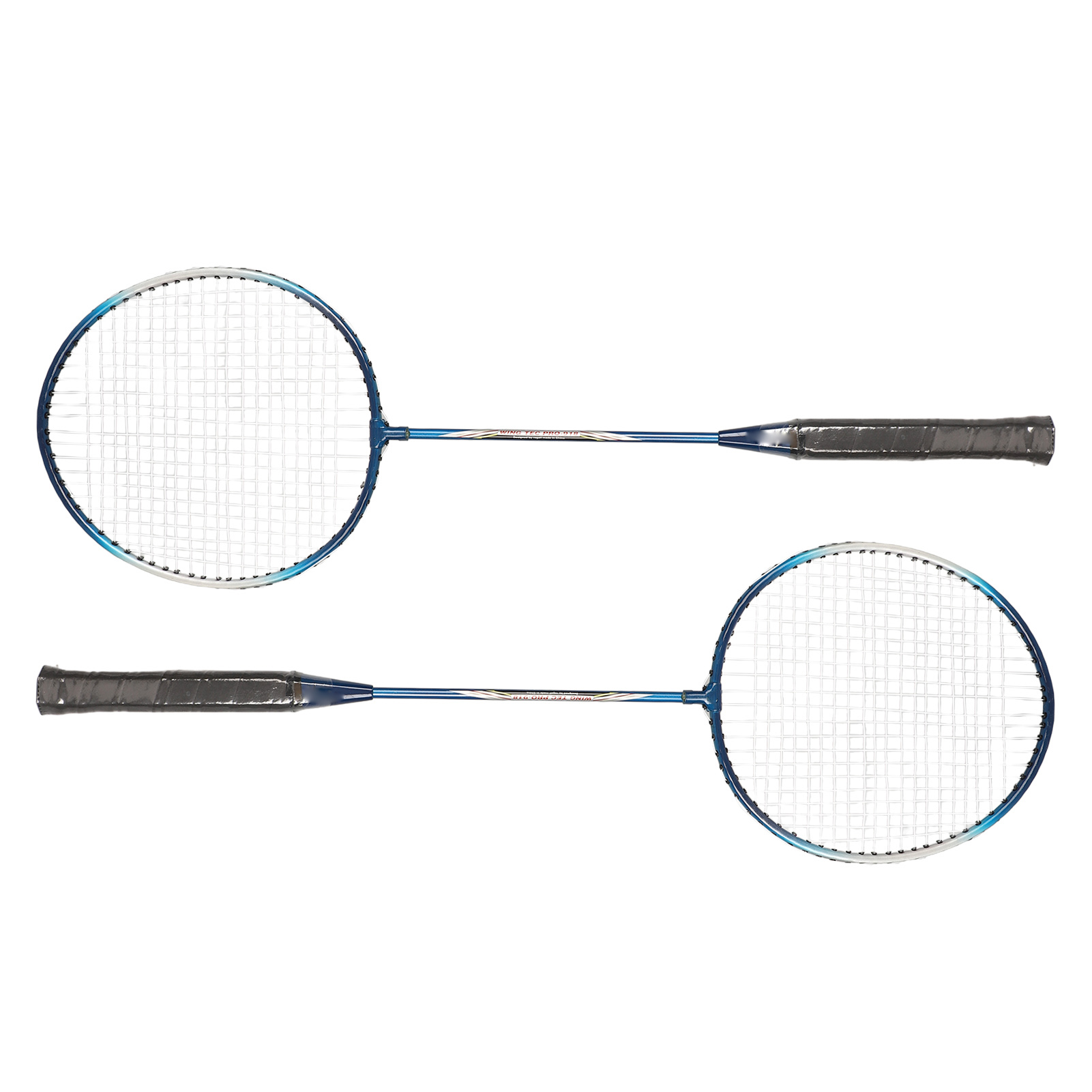 2 Player Badminton Racket Set, Badminton Racket Set Of 2 Iron Alloy  for Playground for Kids. 