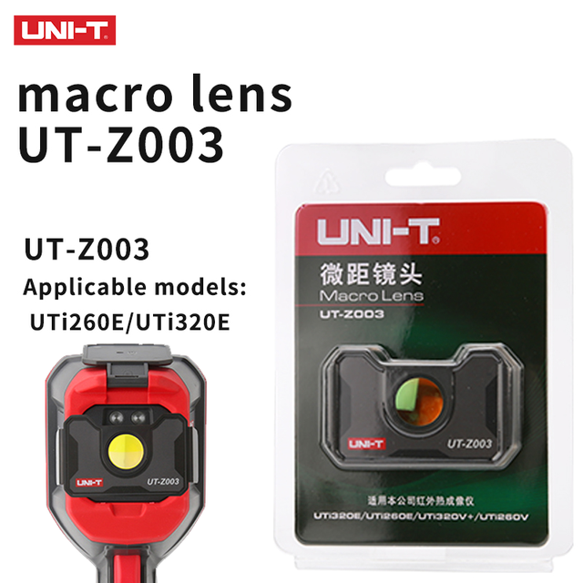 UNI-T thermal imager with high-precision macro lens. 