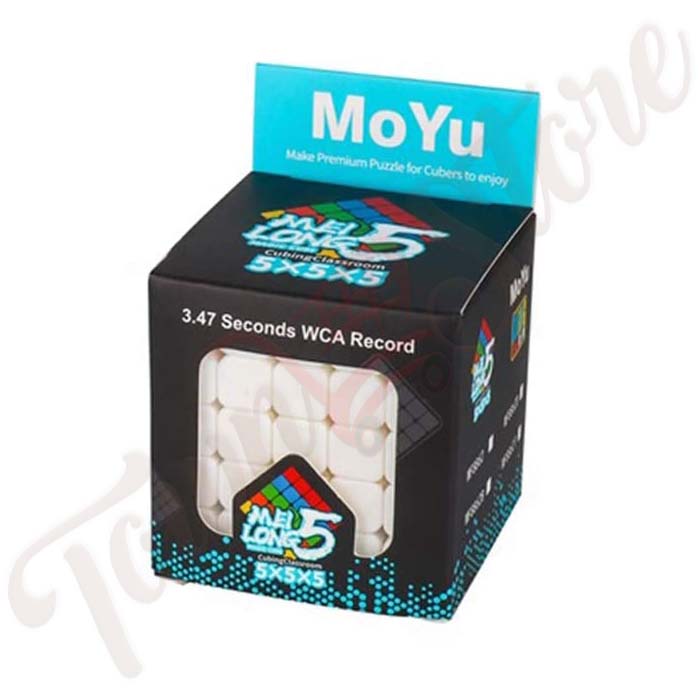 MoYu MeiLong 5x5 High Speed Cube Stickerless Matte Surface Magic Professors Cube Puzzle Toy. 
