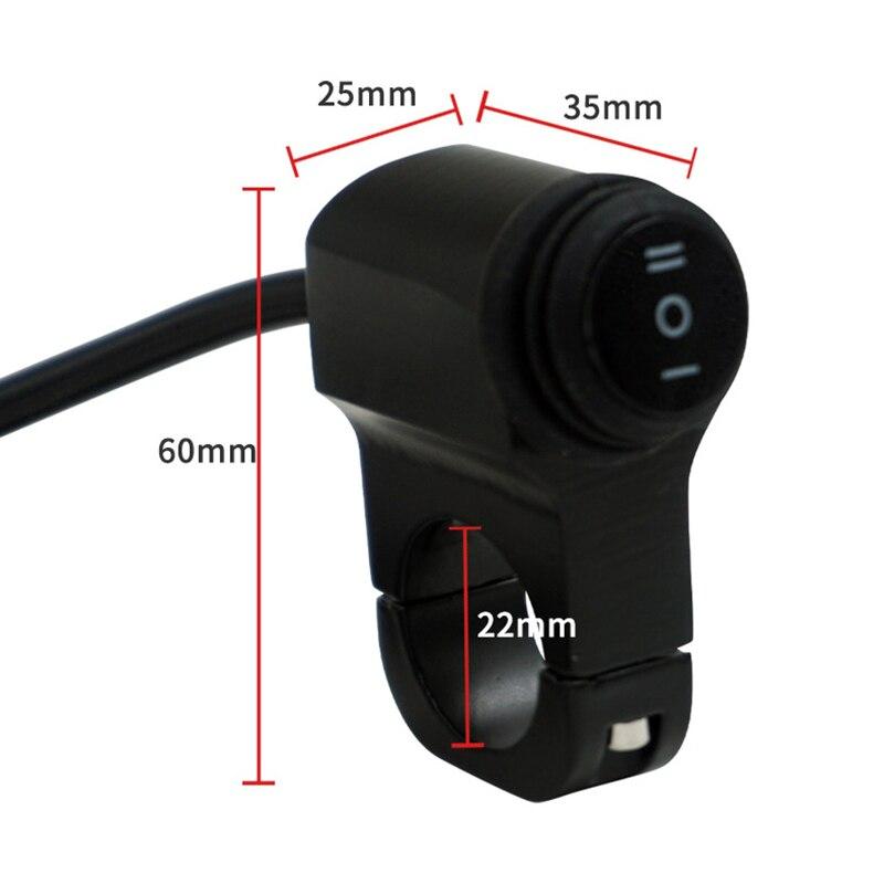 Motorcycle handlebar switch, 3-way switch, spotlight switch, headlight switch. 
