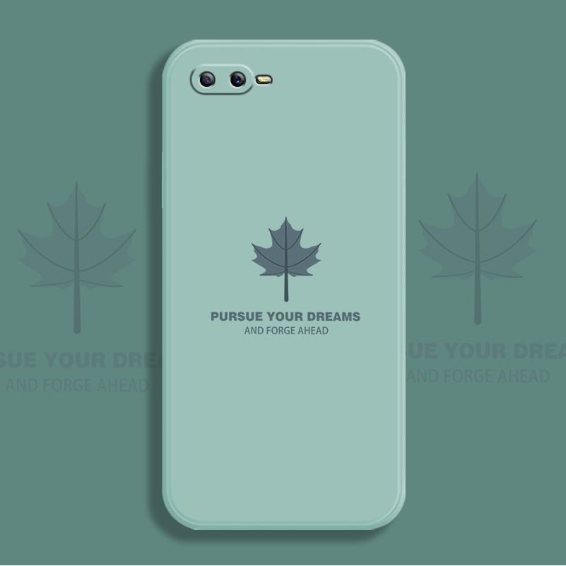 Read stock for Case OPPO F11 PRO A53 F9 F11 A7 A5S A12 A15 A15S A72 5G A73 5G 5G F15 A7X A9 A9X Style Maple Leaf Simple Side Liquid Silicone All-Inclusive Frosted Phone Case With Exquisite lanyard oYB7. 