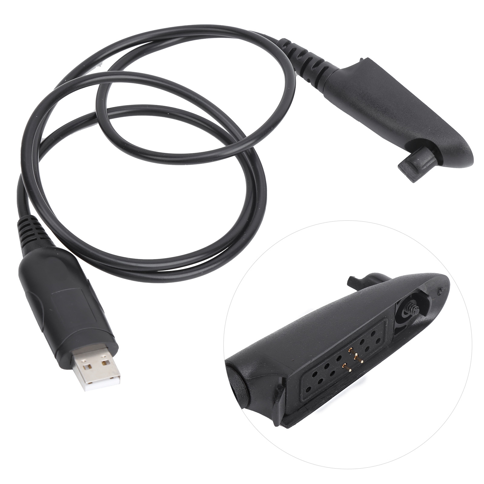 USB Programming Cable 2 Way Radio Wire With Software For Motorola HT750 HT1250. 