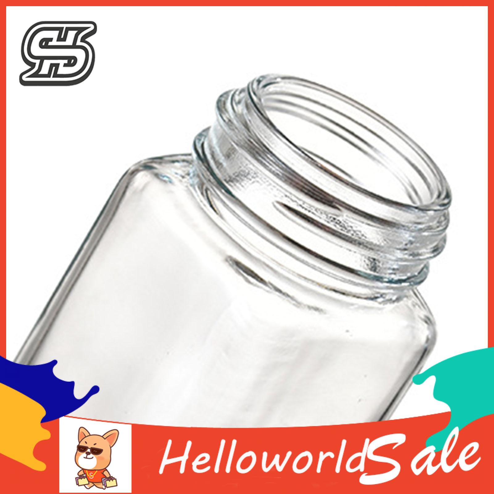 Canning Spice Bottles Transparent Spice Jar Set with Labels Easy-to-use Seasoning Bottles for Home Kitchen Favorite Sealed Spice Containers. 