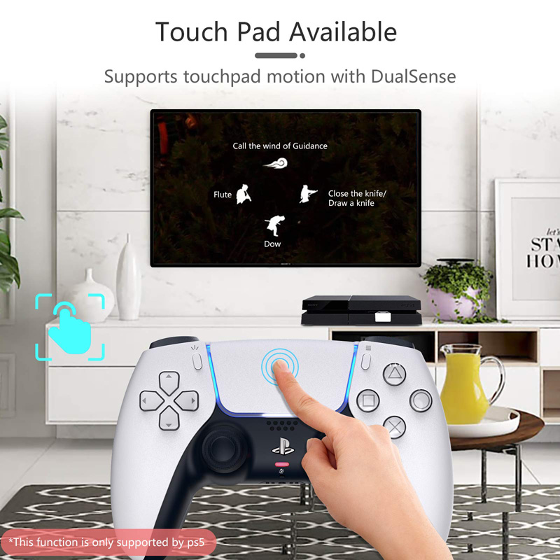 Coov Ds50 Wireless Bluetooth Controller Converter for Switch Windows Ps4 /ps3 Console Support Ps5 Dualsense Controller Adapter. 