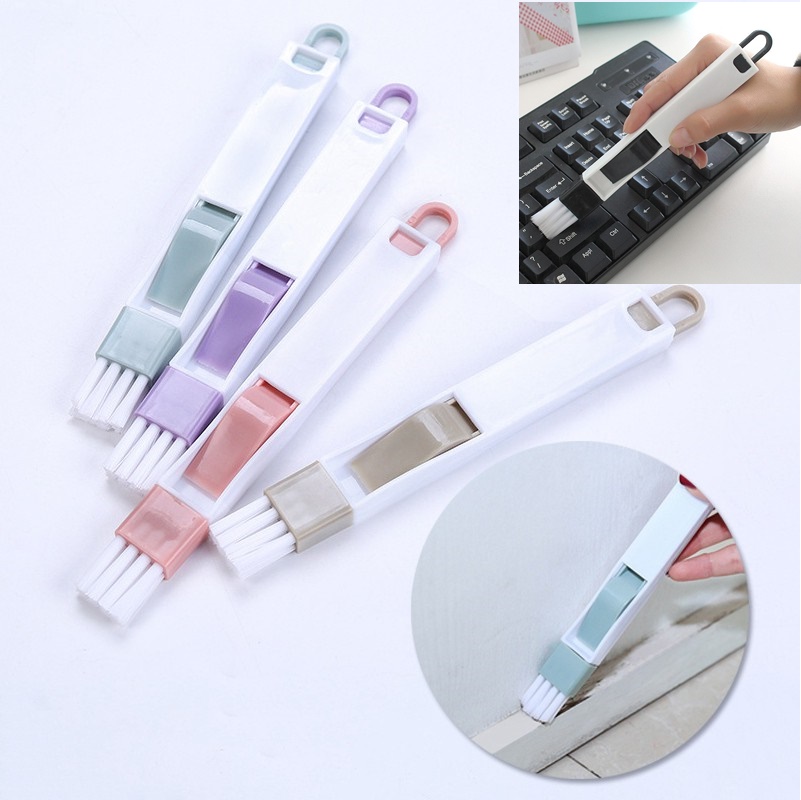 Multifunctional Two in One Kitchen Computer Window Cleaning Brush. 