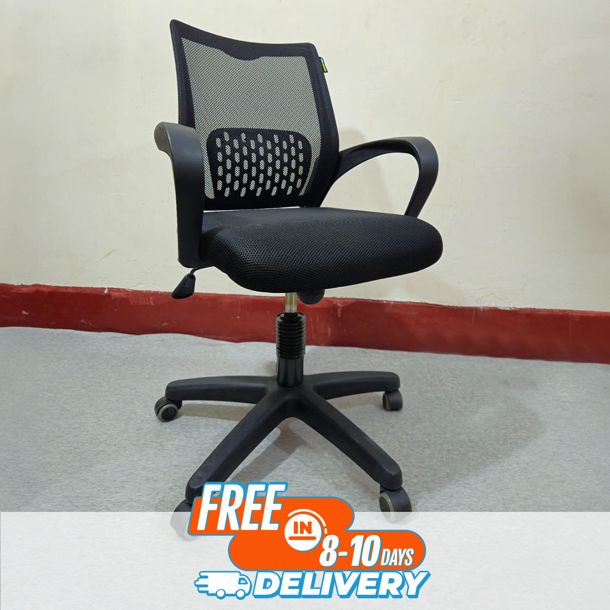 Executive Chair FF-EC-001p (Chaina Mesh 2) Smart Office Executive Chair (Plastic Base) - Black