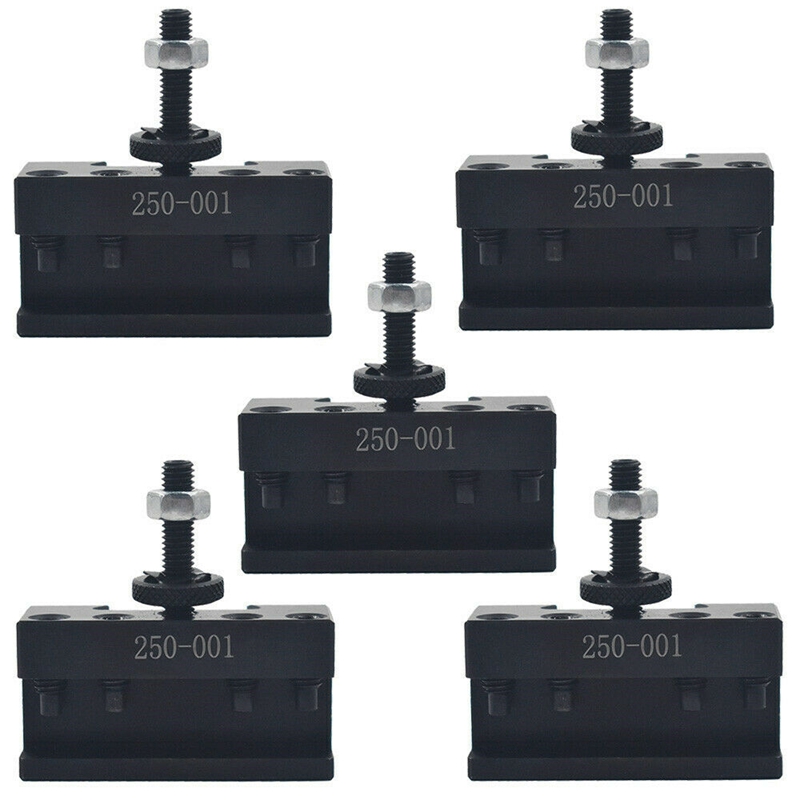 6 Pcs Wedge Quick Change Tool Kit Tool Kit Lathe Tool Knife Holder 250-000 & 250-001. 