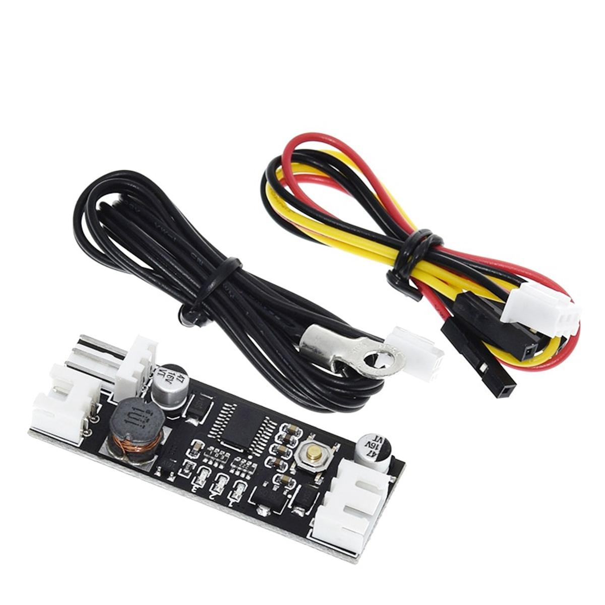 Single 12V 0.8A DC PWM 2-3 Wire Fan Temperature Control Speed Controller Chassis Computer Noise Reduction Module NTC B 50K 3950