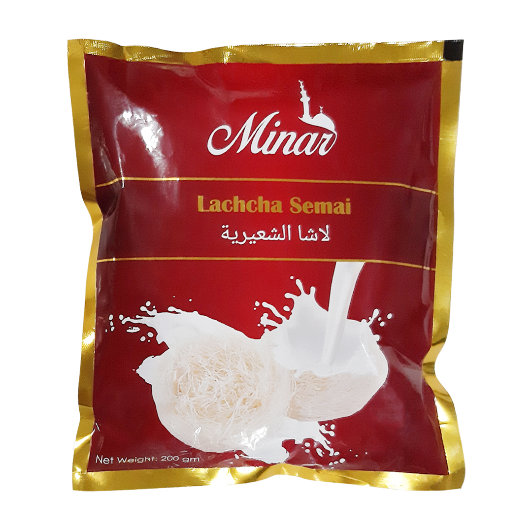 Minar Lachcha Semai- 200 gm Each Packet- 2 Packets Semai-By Gq Foods Ltd.. 