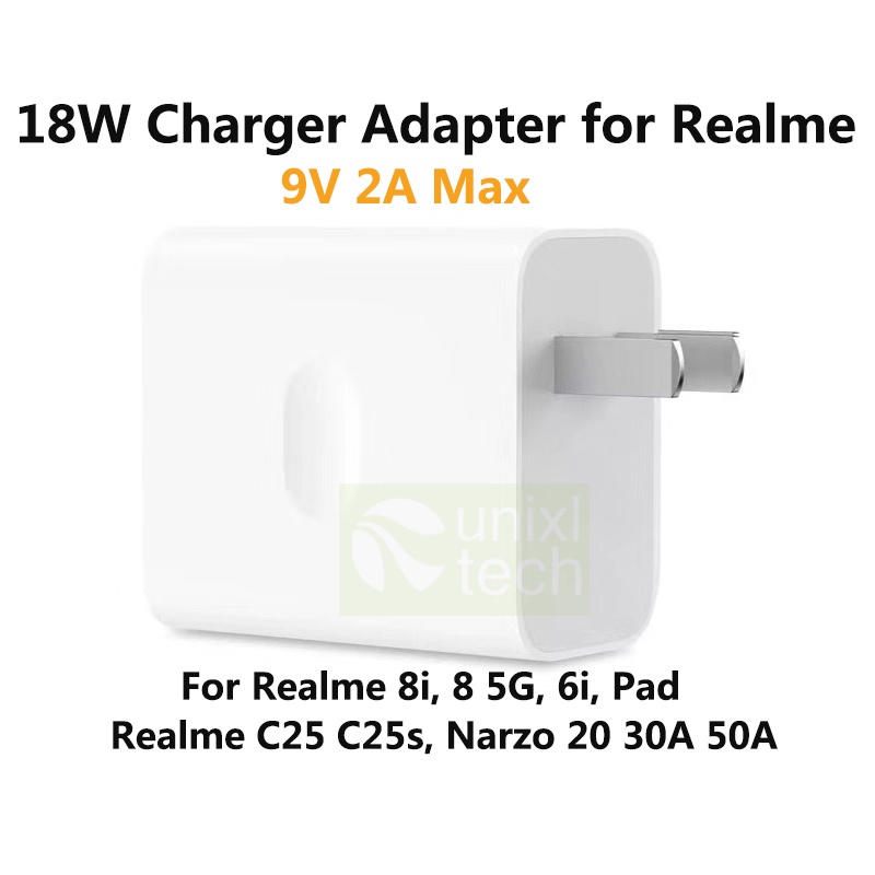 Replacement 18W Adapter Fast Charging Wall USB Charger for Realme