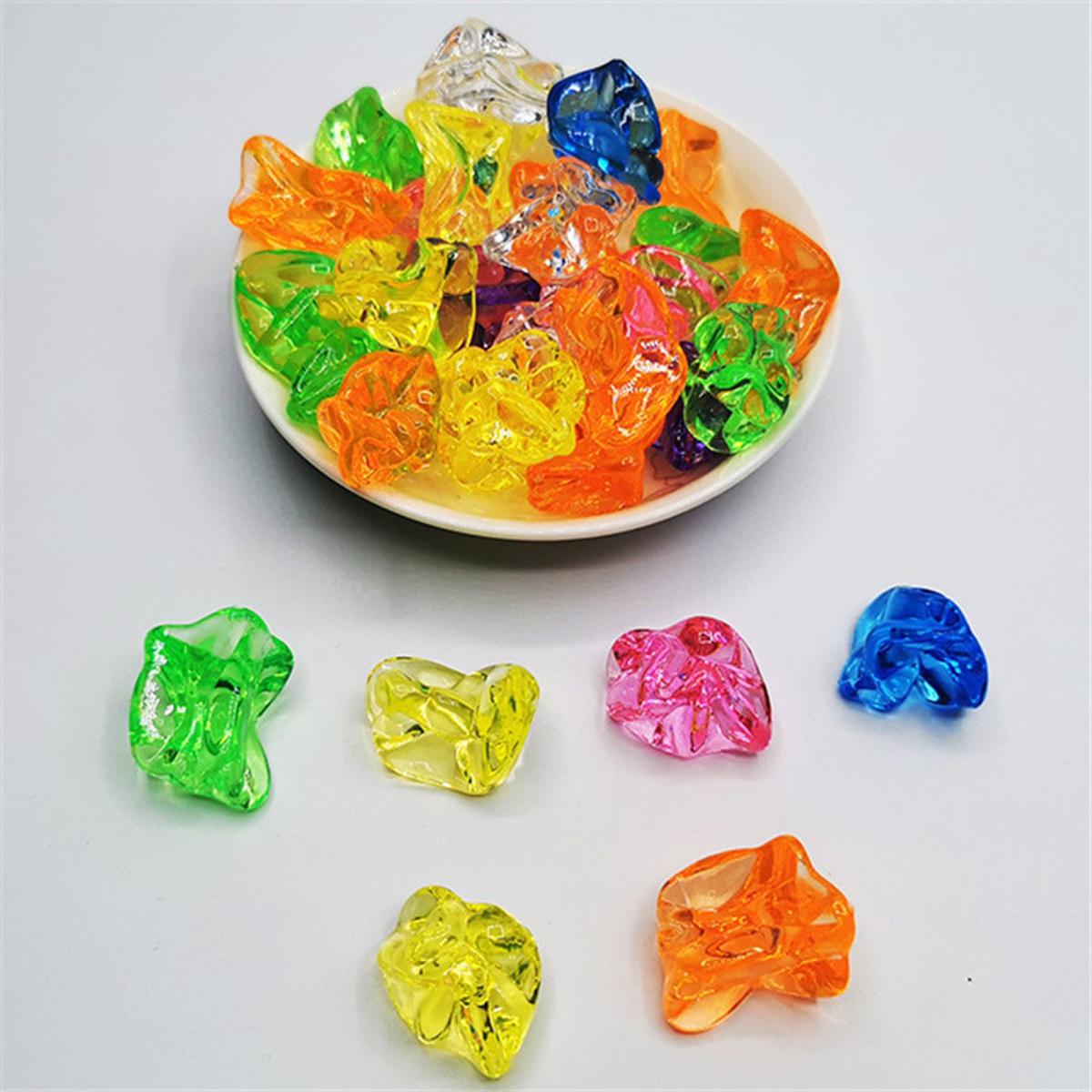 【Serendipity party】10 Pieces Colorful Crystal Ice Shape Irregular Stone Chessman Game Pieces For Games