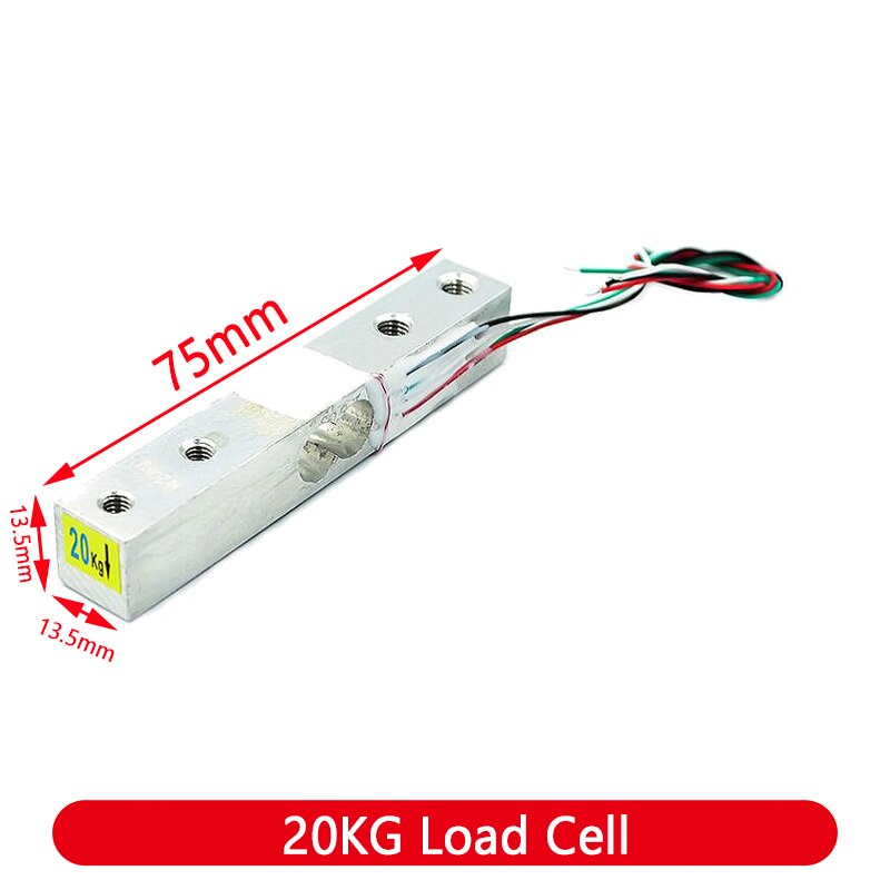 Load Cell 1KG 5KG 10KG 20KG HX711 AD Module Weight Sensor Electronic ...