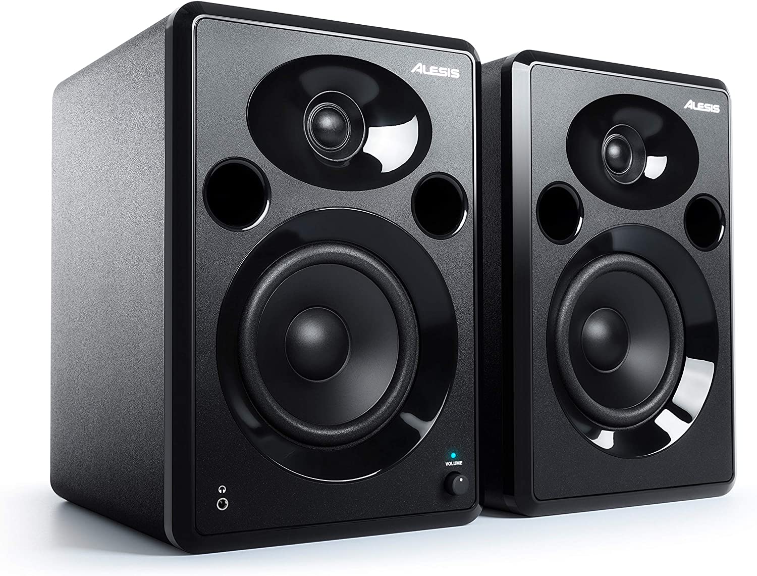 Alesis Elevate 5 MKII  Powered Desktop Studio Speakers for Home Studios/Video-Editing/Gaming and Mobile Devices