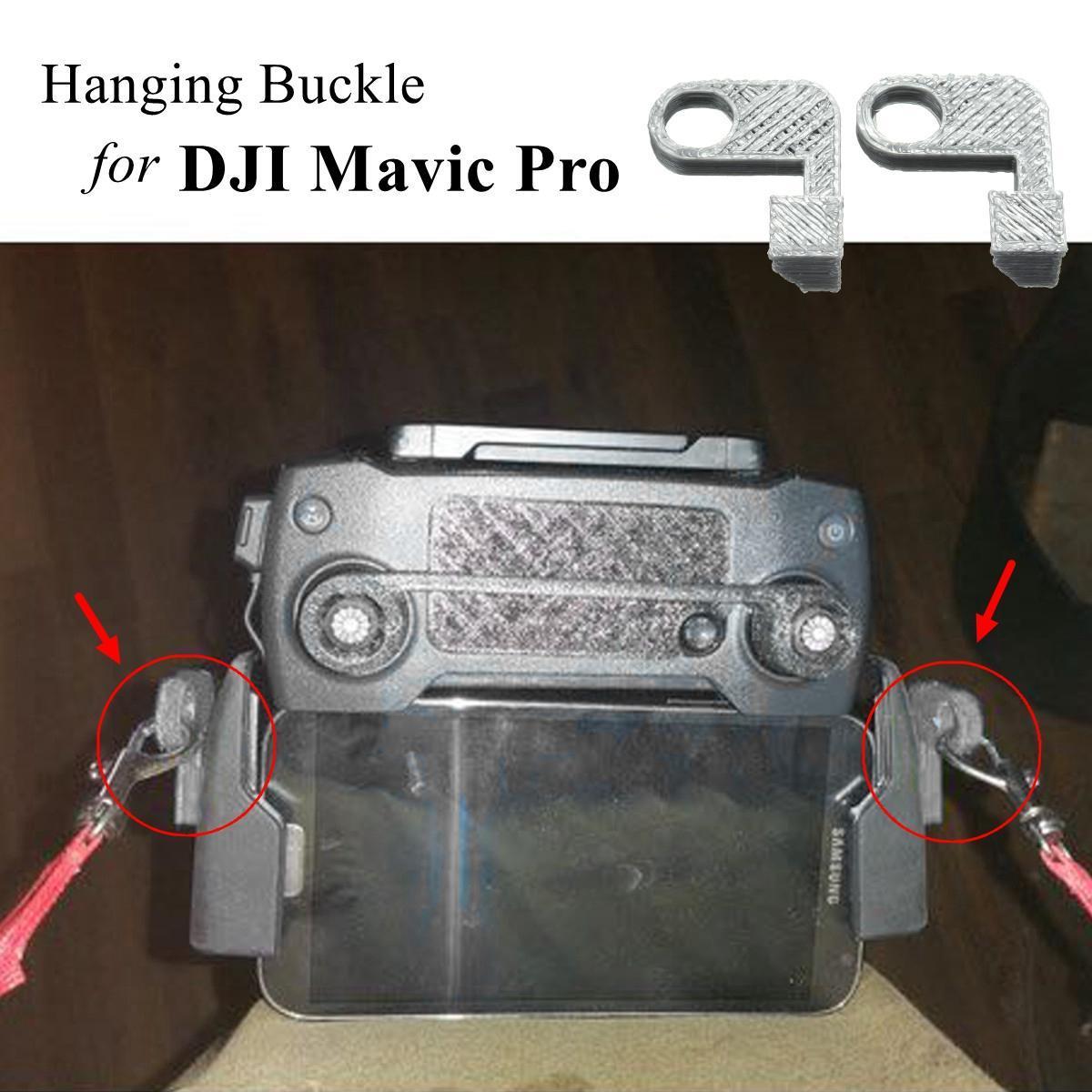 Grey 3D Printed Remote control hanging buckle For DJI Mavic Pro
