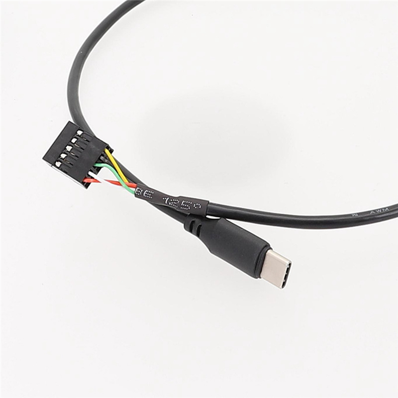 5Pcs USB 9Pin to USB Type C Cable for Computer Motherboard to USBC Secondary Screen PC LCD Screen 9Pin USB Cable Adapter Easy Install. 