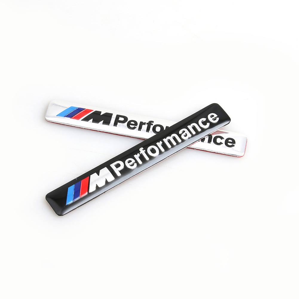 M Performance Metal Logo Car Sticker  Emblem Badge Interior Decoration for BMW. 