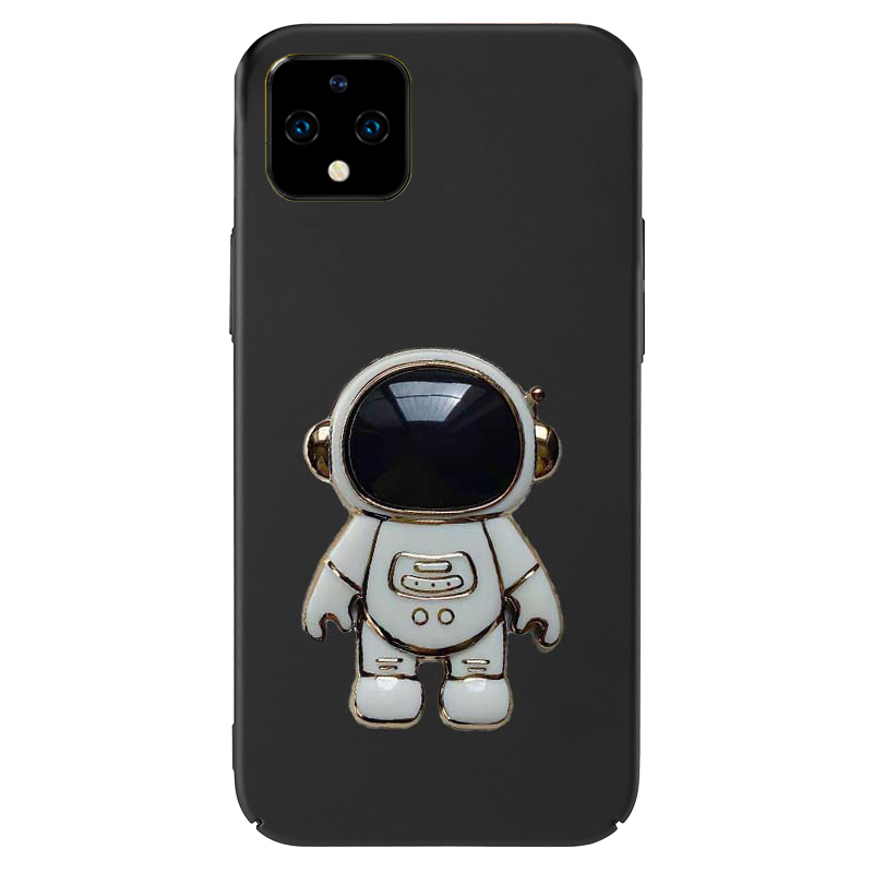 For Google Pixel 4 XL Case Astronaut Bracket Smooth Soft Silicone Anti Collision for Google Pixel4 XL Back Cover