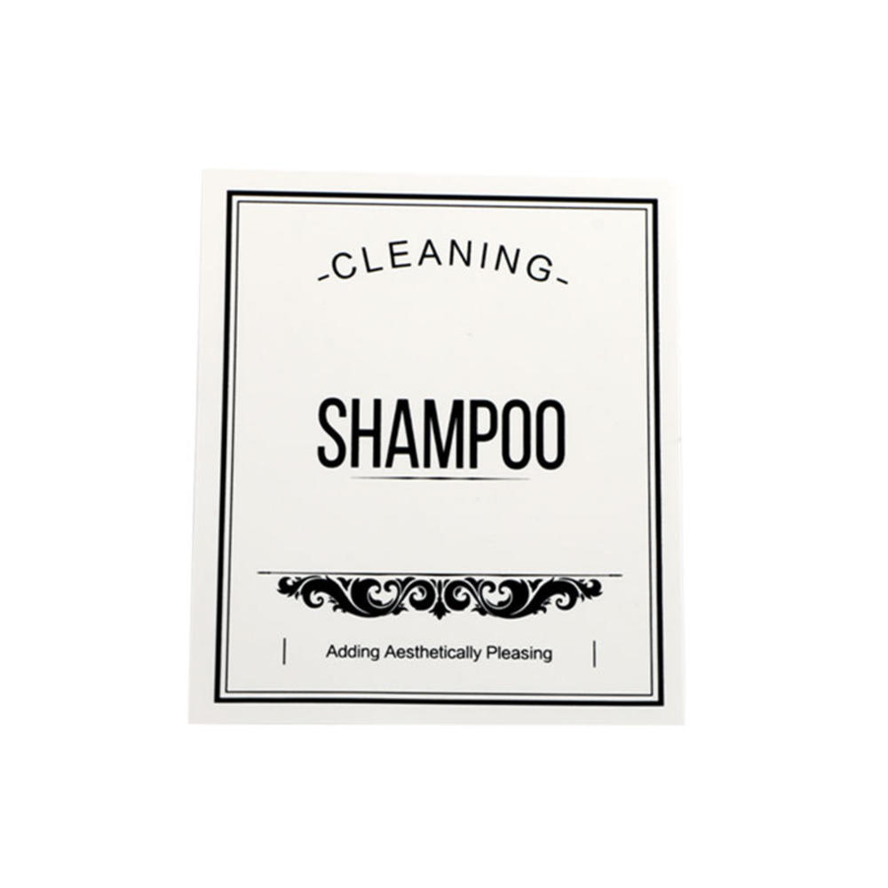 Self-Adhesive Shower  Labels Personalized Waterproof Rectangular Soap Stickers Identification Customizable Shampoo Labels for Home Use Beauty Salons Personal Care Labeling System DIY enthusiasts. 