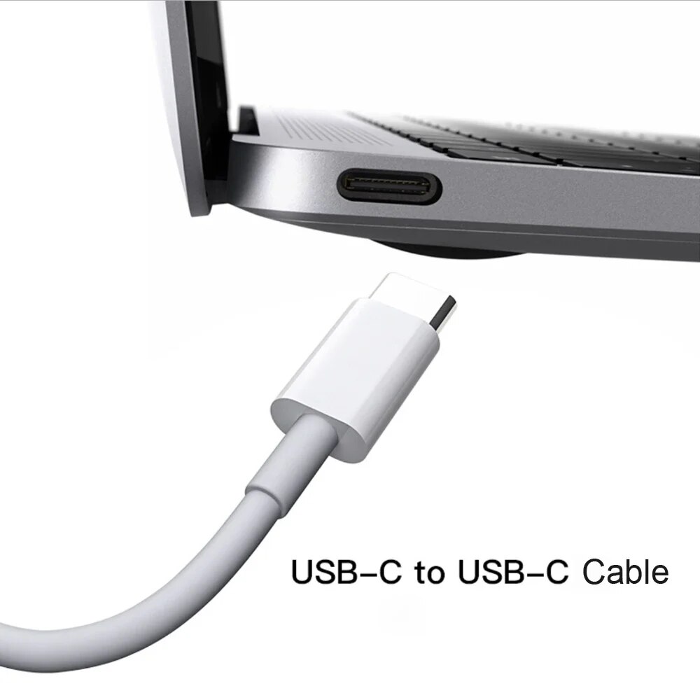 USB-C Cable 3m 5A E-MARK PD100W PPS Super Fast Charging Applicable For MacBook and 30W 45W 61W 65W 100W Type-C interface Laptops. 