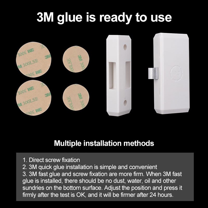 Keyless Cabinet Lock Tuya App Remote Control Bluetooth-compatible Smart Drawer Swtich Lock Security File Safe Security Home. 