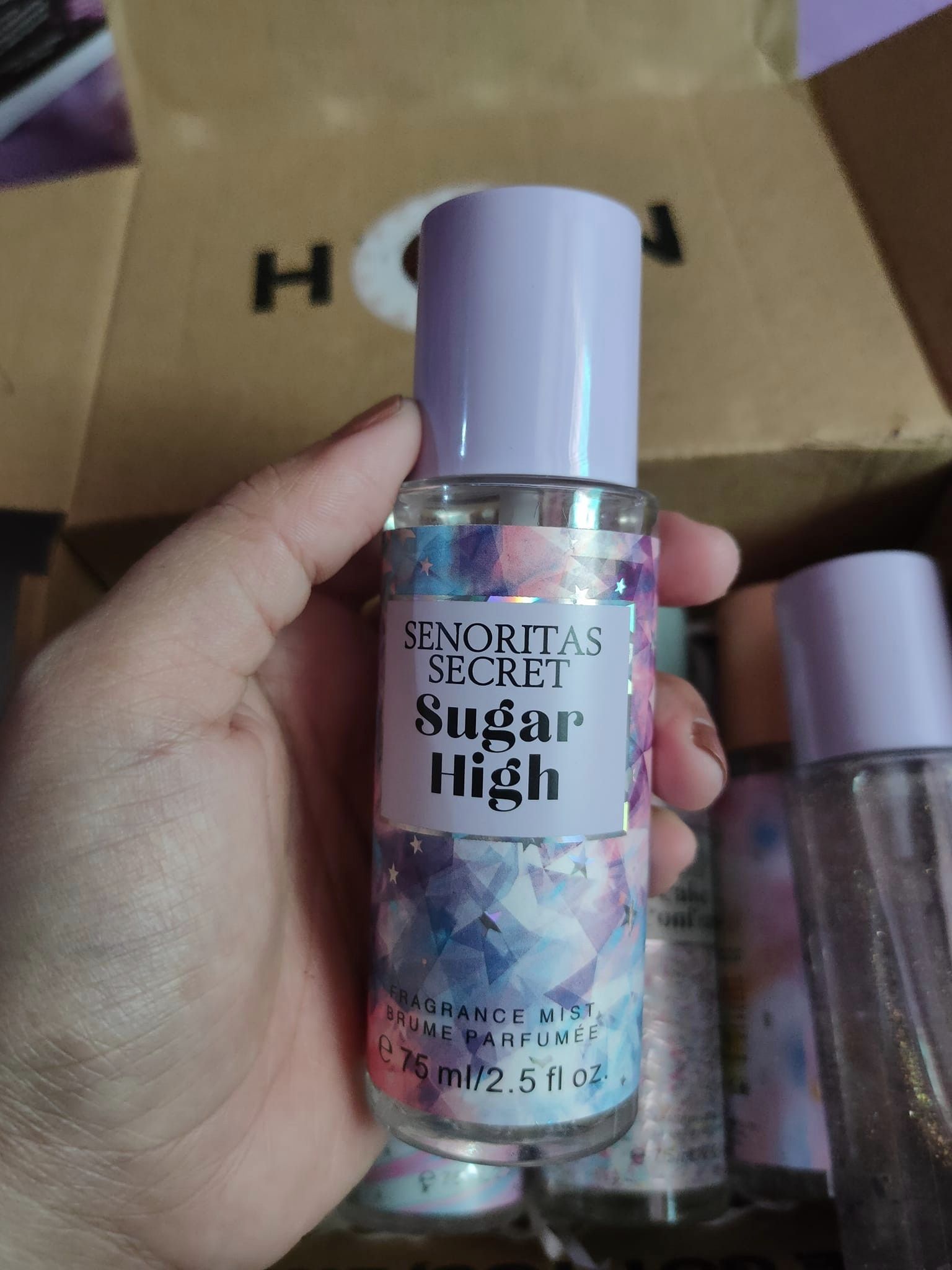 Senoritas Secret Sugar High Shimmer and Mist Combo set. 