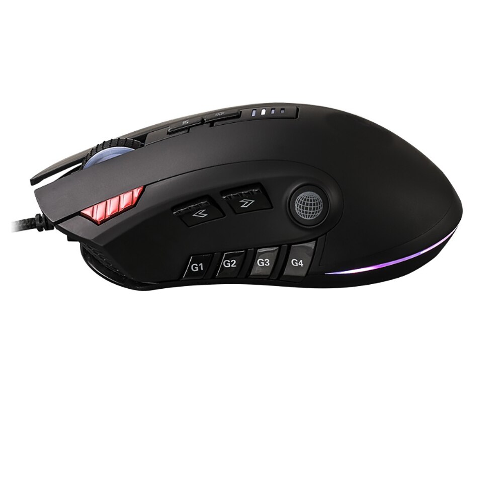 【happy one】USB Wired Mouse PC Mouse Professional Competition Mouse With Side Button Dpi Adjust Key Sensitive Sensor. 