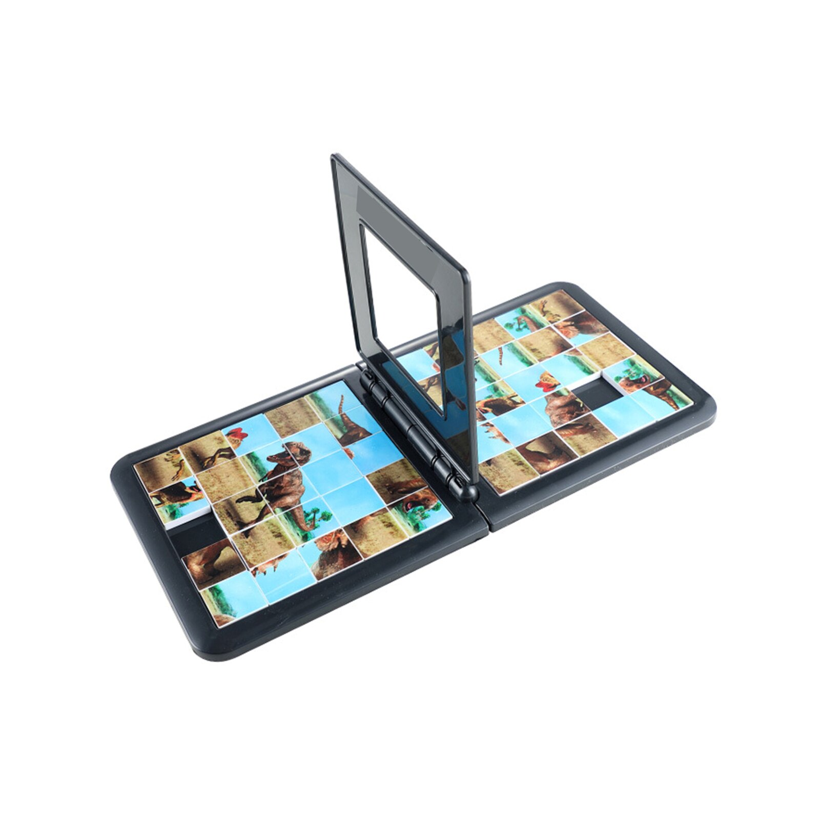 【Serendipity party】Fun Sequence Puzzle Board Dinosaur Puzzle Table Game Education Slide Pattern Puzzle Toy For Children Gift. 
