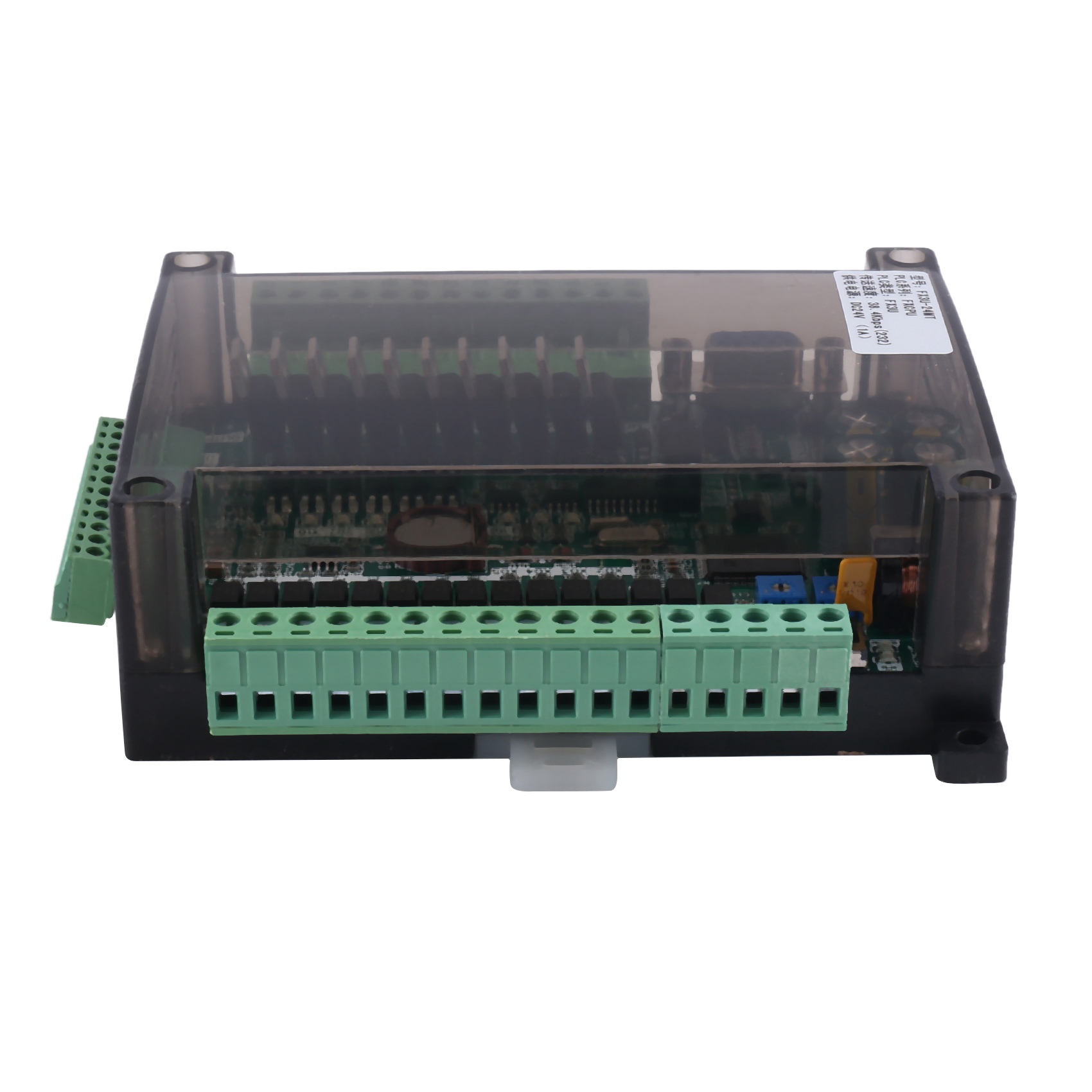 1 Piece FX3U-24MT PLC Industrial Control Board 6AD 2DA with 485 Communication and RTC (B). 