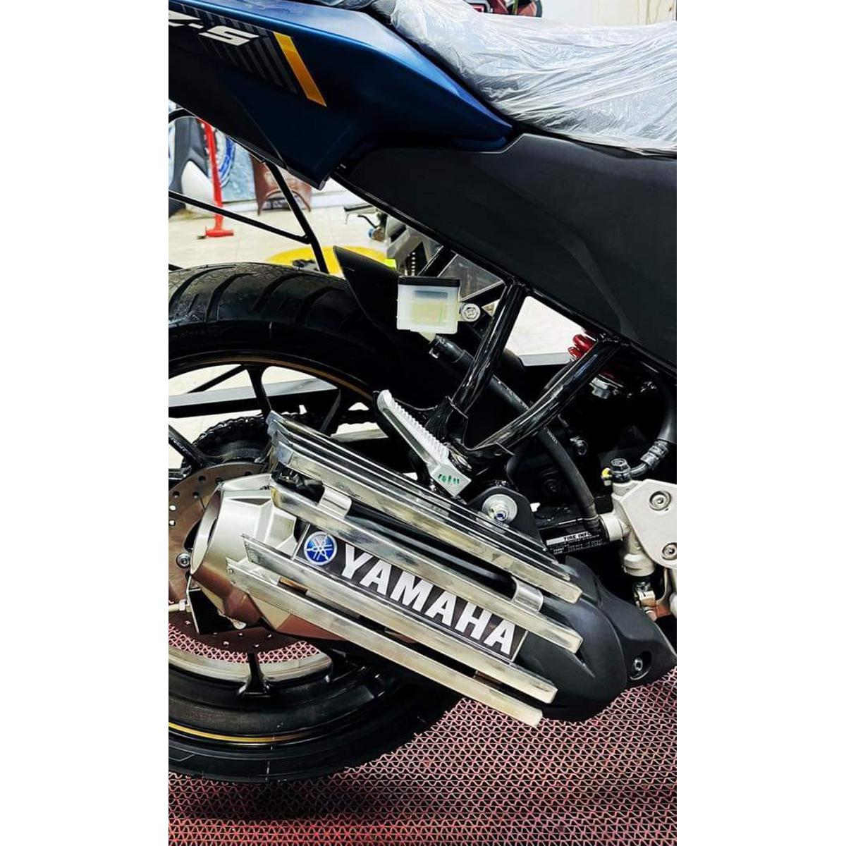 Yamaha FZ S V2 V3 silencer guard stainless still BOX padani silencer cover Daraz .bd