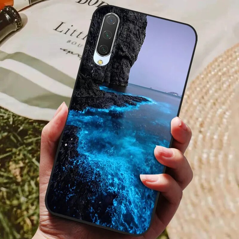 Silicone Cover For Xiaomi Mi A3 Case Full Protection Soft TPU Phone Back Cover Cases For Xiomi MI A3 MiA3 bumper Coque Cat Wolf. 