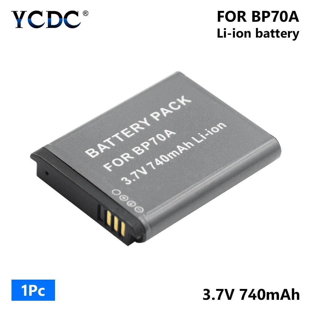 【YIYANGMAOYI111】3.7V 740mAh Lithium Camera Batteries Samsung TL105 TL110 TL125 TL205 WB30F WB35F WB50F WB51F WP10 DV50 DV90 PL20