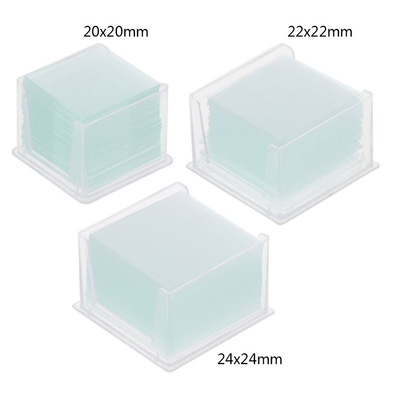Education Lab Tool Square Glass Slide Microscope Coverslip Microscope Cover Slip P15f