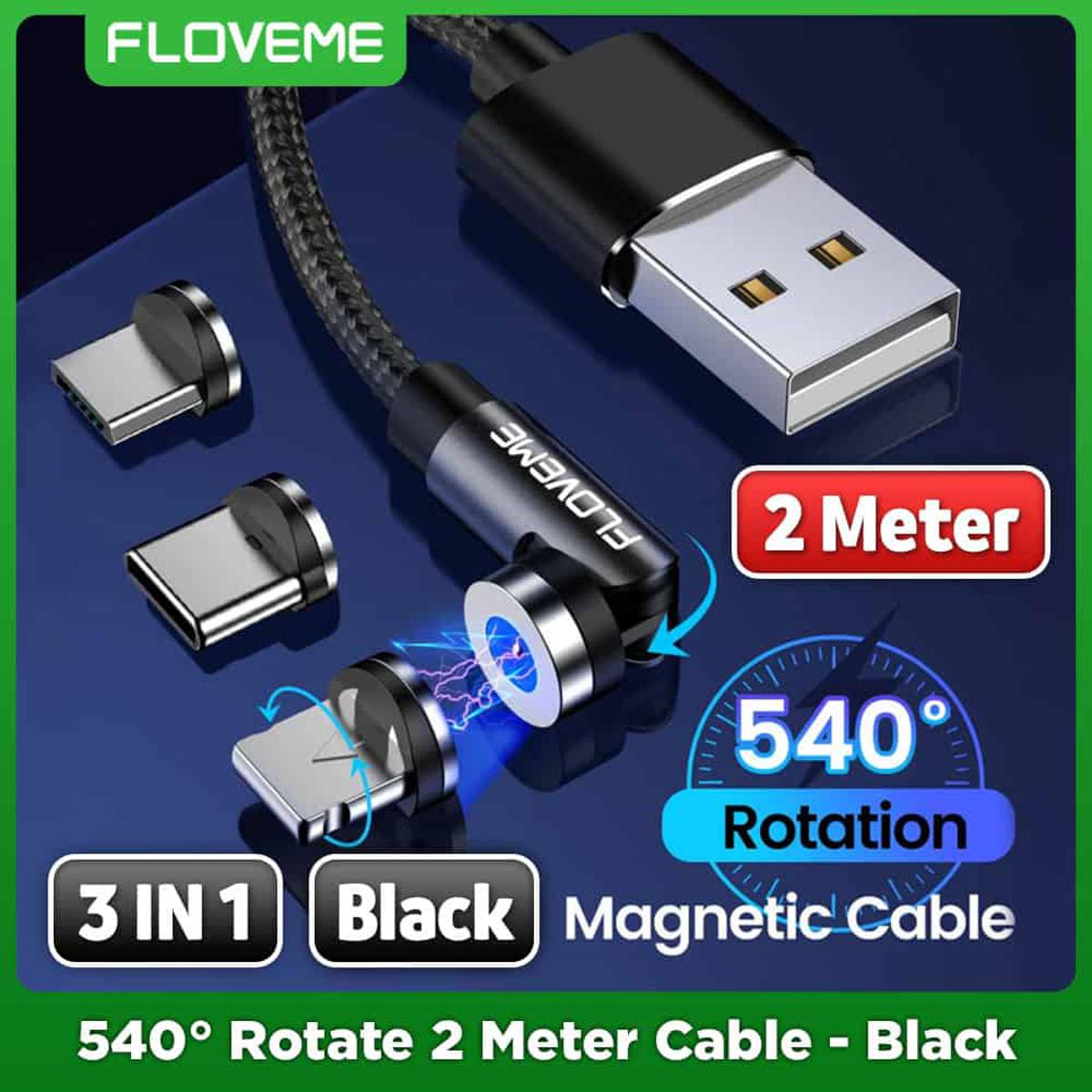 Floveme Fast Charging Meter 540 Degree Rotatable Magnetic