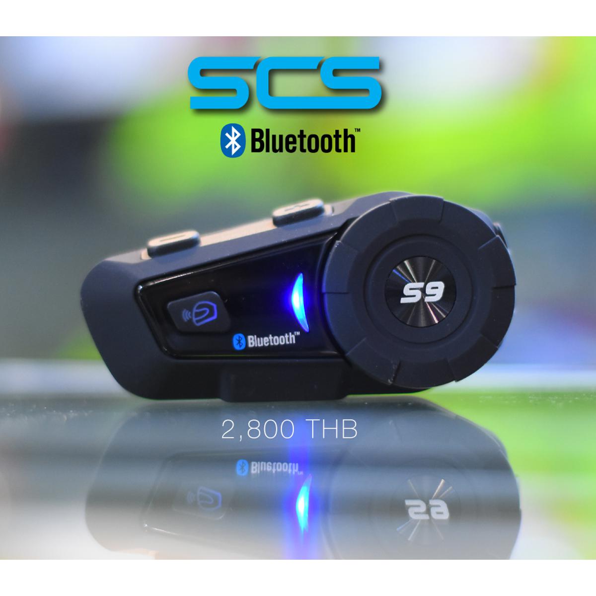 SCS ETC HELMET BLUETOOTH INTERCOM  S9 FOR ANY HELMET. 
